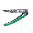 Нож Deejo Tattoo Black 37g, Green, Peace 1GB112 - изображение 2