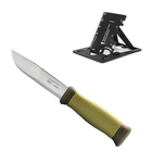 Ніж Morakniv Outdoor 2000 Green Нержавіюча сталь Зелений колір + Multitool Fonarik 2020 акційний - зображення 1