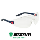 Очки защитные открытого типа с регулировкой длинны и углом оправы 2740 Sizam I-Max прозрачные 35046 - изображение 1