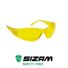 Очки защитные открытого типа 2721 Sizam I-Fit желтые 35044 - изображение 1