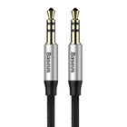 Аудио-кабель Baseus Yiven M30 3.5мм-M/3.5 мм-M, 1.5м, Silver/Black (CAM30-CS1)
