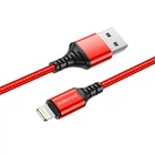 Кабель Borofone BX54 USB to Lightning 1m червоний