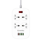 Фильтр питания ColorWay CW-CHU44QW 4 розетки, 4 USB (1QC3.0+3 AUTO ID), 1.8 м, белый