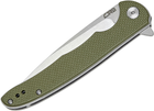 Ніж CJRB Knives Briar G10 Green (27980234) - зображення 3