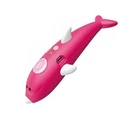 Ручка 3D аккумуляторная с трафаретом дельфин 3D pen K9903 Розовый (MD14598)