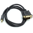 Видео кабель PowerPlant mini DisplayPort(M) - VGA(M), 1 м, черный