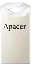 Флеш пам'ять Apacer AH111 32GB Silver/Crystal (AP32GAH111CR-1)