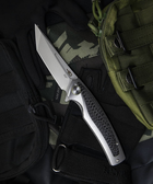 Кишеньковий туристичний складаний ніж Bestech Knife Predator Grey BT1706B - зображення 2