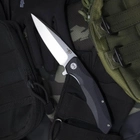 Карманный туристический складной нож Bestech Knife Warwolf Black BG04A - изображение 5