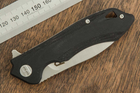 Кишеньковий туристичний складаний ніж Bestech Knife Beluga Black BG11D-2 - зображення 9