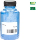 Тонер та Чіп для Kyocera Mita Ecosys P6130cdn АНК Cyan 120г 3203476