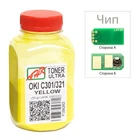 Тонер и Чип для OKI 44973544 АНК Yellow 50г 1505328