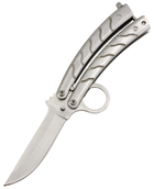 нож складной малая Серебро 870 Без бренда (t4796)