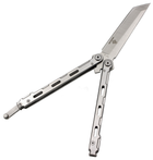 нож складной JinJun Tanto 2716 Silver (t7047) - изображение 2