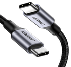 Кабель Ugreen US316 Type-C - Type-C 100W 5A Cable Alum. 1 м Black (UGR-70427)