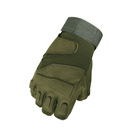 Беспалые перчатки Lesko E302 Green M без пальцев армейские военные тактические (K/OPT2-7331-27162) - изображение 4