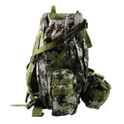 Рюкзак тактичний +3 підсумок AOKALI Outdoor B08 75L Camouflage Green (K/OPT2-5367-16918) - зображення 2