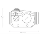 Прицел коллиматорный Hawke Vantage Red Dot 1x30 (9-11mm) - изображение 10