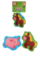Магнітні бебі пазли "Конячка і порося" (укр) Vladi Toys (VT3208-09)