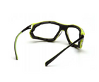 Защитные очки с уплотнителем Pyramex Proximity Lime Frame (clear) (PMX) (2ПРОК-Л10) - зображення 2