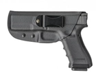 Внутрибрючная пластикова кобура A-LINE для Glock лівша чорна (ПК11) - зображення 1