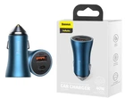 Автомобильное зарядное устройство Baseus Golden Contactor Pro Dual Quick Charger Car Charger 1xUSB/1xType-C, 5A/40W, QC/PD|