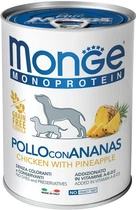 Влажный корм для собак Monge Dog Fruit Monoprotein Курица с ананасом