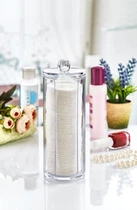 Косметический органайзер для ватных дисков AKAY Plastik прозрачный АК-505