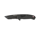Нож Milwaukee hardline serrated выкидной с зазубренным лезвием 48221998 - изображение 1