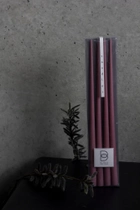 Свеча столовая высокая BBcandles 45 см 4шт темно-розовая "Berry dreams" - изображение 1