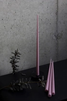 Свеча столовая высокая BBcandles 45 см 4шт дымчато-розовая "Cashmere rose" - изображение 4
