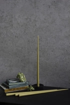 Свеча столовая высокая BBcandles 45 см 4шт дымчато-желтый "Honey mustard" - изображение 2