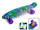 Скейтборд Пенни борд Penny Board 22" STAR Звезды Светящиеся колеса