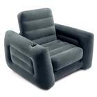 Надувне крісло-трансформер Intex 66551 (117 x 224 x 66 см) Стійке і комфортне Pull-Out Chair