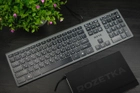 Клавиатура проводная RZTK KB 210 USB Grey - изображение 3