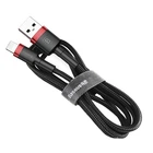 Кабель Baseus Kevlar Cable USB for Lightning 2A 0.5M Red+Black (CALKLF-A19)