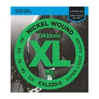 Струны D`ADDARIO EXL220-5 XL SUPER LIGHT 5 STRING 40-125