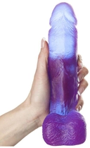 Фалоімітатор Doc Johnson Ballsy Cock колір фіолетовий (08003017000000000) - зображення 4