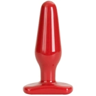 Червона середня анальна пробка Butt Plug Red - Slim Medium (00490000000000000) - зображення 4