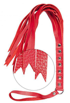 Плеть Fancy Leather Floger цвет красный (16674015000000000) - изображение 2