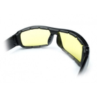 Очки защитные с уплотнителем Global Vision ITALIANO Plus желтые - изображение 3