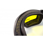 Окуляри захисні з ущільнювачем Global Vision BALLISTECH-3 жовті - зображення 5