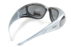 Очки защитные с уплотнителем Global Vision OUTFITTER Metallic серые - изображение 4