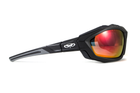 Очки защитные с уплотнителем Global Vision EYECON G-Tech™ красные зеркальные - изображение 3