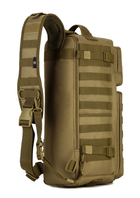 Рюкзак однолямочний тактичний Protector Plus X213 coyote - зображення 2