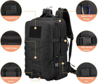 Рюкзак похідний тактичний Protector Plus S457 45л black - зображення 3