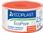 Пластир медичний Nordeplast нетканий 2.5 см x 5 м "ЕкоПор" (пластик) (4751028532535) - зображення 1