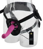 Страпон с вибрацией 10-Function Silicone Love Rider G-Kiss цвет розовый (14654016000000000) - изображение 2