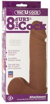 Ультра реалистичная насадка-фаллоимитатор Vac-U-Lock цвет коричневый (03987014000000000) - изображение 1