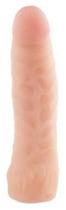 Телесная насадка на страпон Egzo Ciberskin под крепление Vac-U-Lock 16 см (21314000000000000) - изображение 1